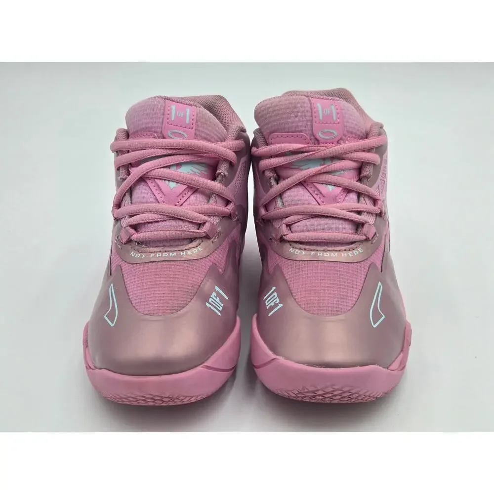 Puma MB.01 LaMelo Ball Iridescent Sneakers Toddler Size 2C Pink Basketball Shoes
